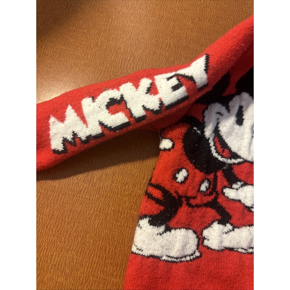 Mickey Mouse Red Cardigan Sweater Size 3T - Picture 2 of 9